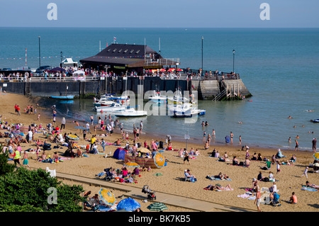 Viking Bay Beach, Broadstairs, Kent, England, Vereinigtes Königreich, Europa Stockfoto