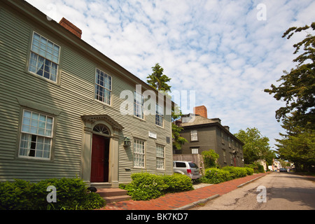 Föderalen Stil John Langley House, Newport, Rhode Island, USA Stockfoto