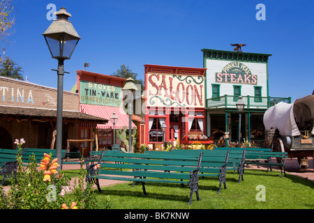 Trail Staub Grenzstadt, Tucson, Pima County, Arizona, Vereinigte Staaten von Amerika, Nordamerika Stockfoto