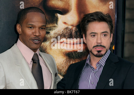 JAMIE FOXX ROBERT DOWNEY JR. der Solist in LOS ANGELES PREMIERE HOLLYWOOD LOS ANGELES CA USA 20. April 2009 Stockfoto