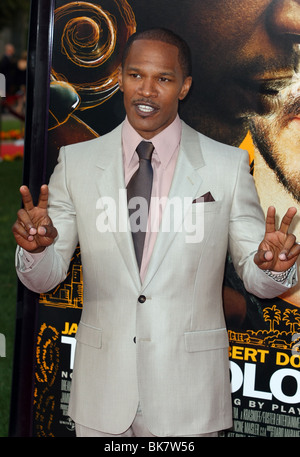 JAMIE FOXX Solist LOS ANGELES PREMIERE HOLLYWOOD LOS ANGELES CA USA 20. April 2009 Stockfoto