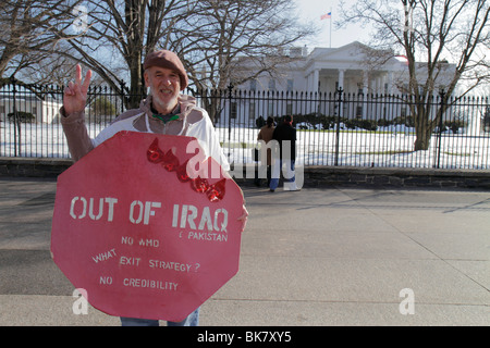 Washington DC,1600 Pennsylvania Avenue,das Weiße Haus,Präsident,Bewohner,Haus,Haus Häuser Häuser Residenz Präsidentschaft,Regierung,Nordrasen,fen Stockfoto