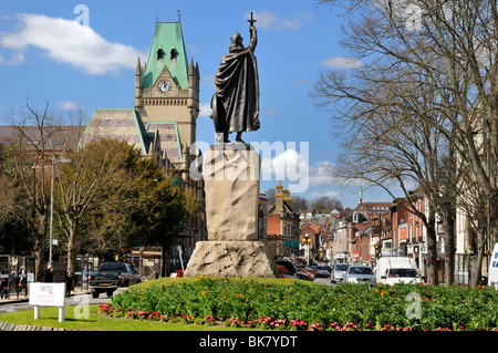 Winchester Stadtzentrum Stockfoto