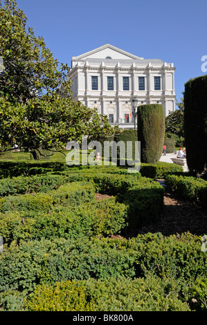 Madrid, Spanien. Plaza de Oriente. Teatro Real / Theatre Royal (1850) Stockfoto