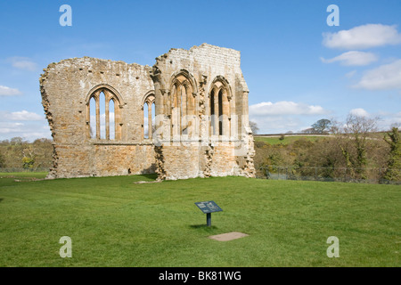 Die Ruinen von Egglestone Abbey, Teesdale, County Durham, Großbritannien Stockfoto