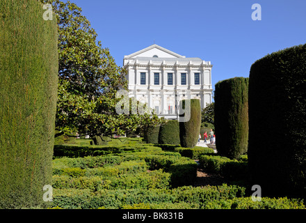 Madrid, Spanien. Plaza de Oriente. Teatro Real / Theatre Royal (1850) Stockfoto