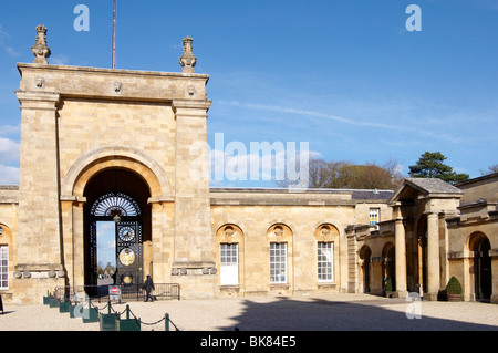 Blenheim Palace bei Woodstock, Oxfordshire, England. Dies ist ein Teil des Weltkulturerbes. Stockfoto