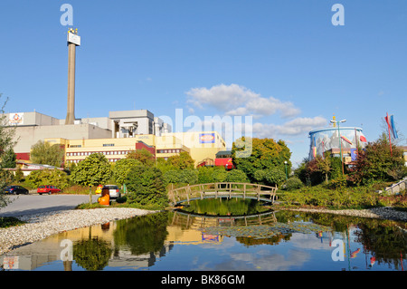 Wunderland Kalkar, Freizeitpark, Familienpark, ehemaligen schnellen Brüter Kernkraftwerk Kalkar, Niederrhein, North Rh Stockfoto