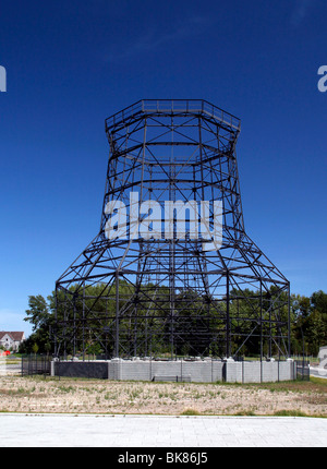 Kühlturm des ehemaligen Hüttenwerk Phoenix West, heute ein Teil von einem geschäftlichen und technologischen Parks, Horde, Dortmund, Nordrhein- Stockfoto