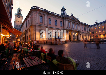 Stortorget, The Big Square, Altstadt Gamla Stan, Stockholm, Schweden, Skandinavien, Europa Stockfoto