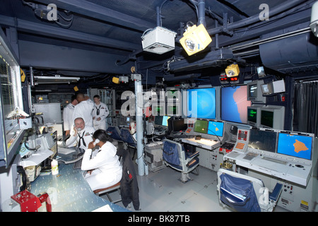 Das Zentrum der Schlacht von den amerikanischen Zerstörer USS Paul Hamilton aus Kailua-Kona, Hawaii, USA Stockfoto