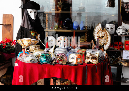 Souvenir shop, Masken, Venedig, Veneto, Italien, Europa Stockfoto