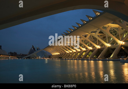 Valencia Stadt, Künste und Wissenschaften, hemisferic Stockfoto