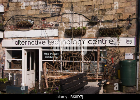 Fassade der alternativen Technologie Zentrum, Hebden Bridge, West Yorkshire Stockfoto