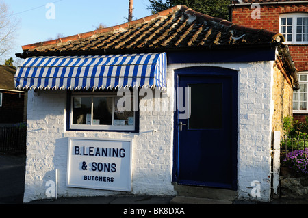 Tealby Metzger. B. Schiefe & Sohn Lincolnshire England. Stockfoto