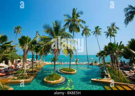 Anantara Hotel am Mae Nam Beach, Ko Samui Insel, Thailand, Asien Stockfoto
