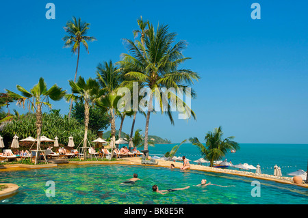 Anantara Hotel am Mae Nam Beach, Ko Samui Insel, Thailand, Asien Stockfoto