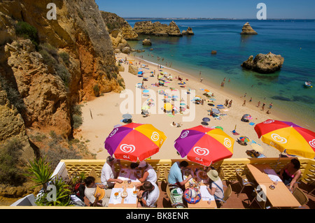 Praia Dona Ana in der Nähe von Lagos, Algarve, Portugal, Europa Stockfoto