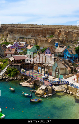 Popeye Village in Malta, Europa Stockfoto