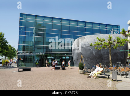 Die Medien Haus K42 in Friedrichshafen am Bodensee, Baden-Württemberg, Deutschland, Europa Stockfoto