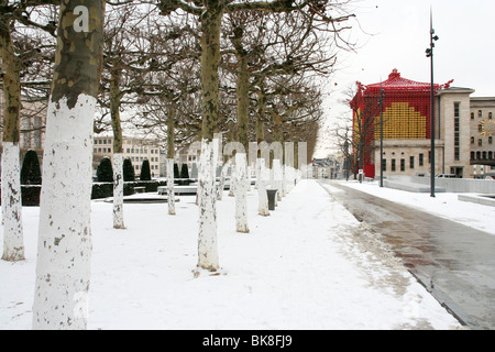 Chinesische Dekoration in Mont des Arts, Brüssel, Belgien Stockfoto