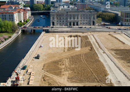 Standort des abgerissenen Palast der Republik, Berlin, Deutschland, Europa Stockfoto