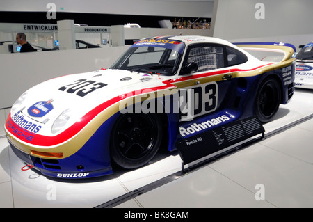 Porsche 961, Neues Porschemuseum, neue Porsche-Museum, 2009, Stuttgart, Baden-Württemberg, Deutschland, Europa Stockfoto