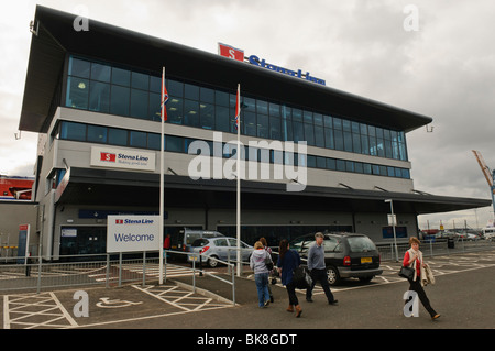 Außenseite der Stena Line neue Passagier-Fähre-Terminal, Belfast Stockfoto