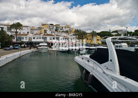 Puerto Cabopino, Andalusien, Spanien Stockfoto