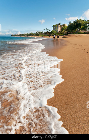 North Kaanapali Beach Maui Hawaii mit Blick auf die neuen Marriot Stockfoto