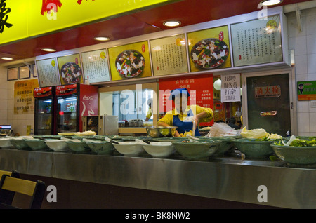 Food-Court in Xidan Shopping Mall Peking Stockfoto