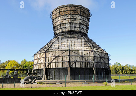 Kühlturm, Kohlekraftwerk, E.ON AG, Datteln, Dortmund-Ems-Kanal, North Rhine-Westphalia, Deutschland, Europa Stockfoto