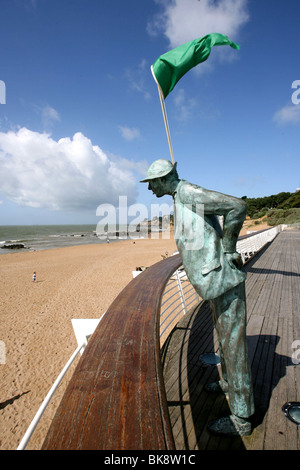 Saint-Nazaire, Saint Marc Sur Mer (44): Statue des Herrn Hulot Stockfoto