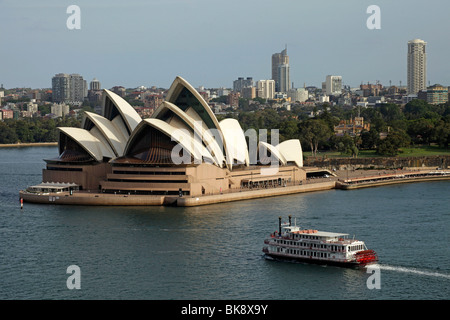 Oper und Fähre in Sydney, New South Wales, Australien Stockfoto