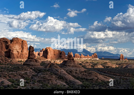 Garten Eden, Arches-Nationalpark, Utah, USA Stockfoto