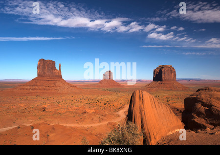 Monument Valley, Arizona, Vereinigte Staaten von Amerika Stockfoto