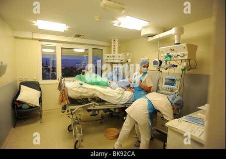 Lyon (69): "Clinique du Tonkin" Privatklinik Stockfoto