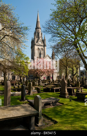 St. Nikolaus Kirche und Friedhof, Aberdeen, Schottland Stockfoto