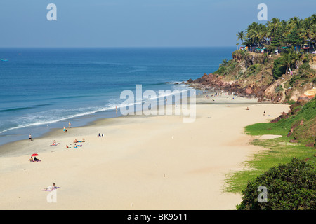 Varkala Beach, Kerala Indien. Stockfoto