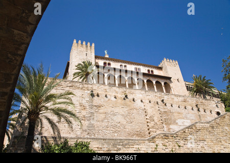 Palau de Almudaina in Palma De Mallorca, Mallorca, Spanien, Europa Stockfoto