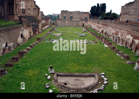 Das Stadion des Domitian auf dem Palatin Stockfoto