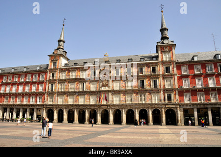 Casa De La Panadería, Bäckerei Haus auf der Plaza Mayor entfernt, Madrid, Spanien, Iberische Halbinsel, Europa Stockfoto