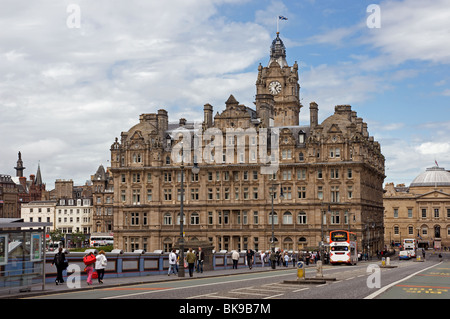 Balmoral Hotel, Edinburgh, Schottland. Stockfoto