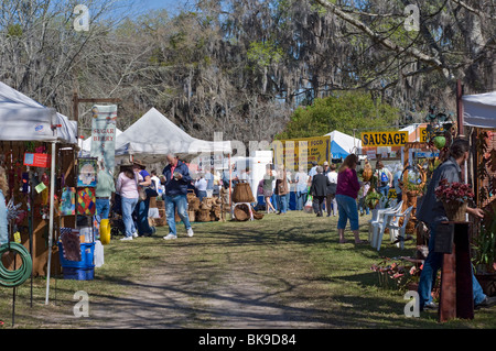 Kanapaha Spring Garden Festival Gainesville Florida Stockfoto