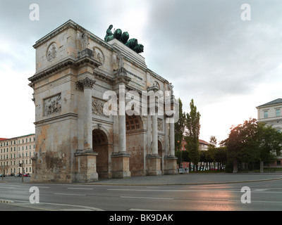 Siegestor Sieg-Tor, München, Bayern, Deutschland, Europa Stockfoto