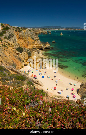 Praia Camilo in der Nähe von Lagos, Algarve, Portugal, Europa Stockfoto