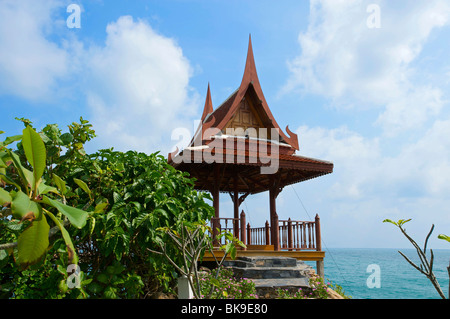 Tempel in Choeng Mon Bucht, Ko Samui Insel, Thailand, Asien Stockfoto