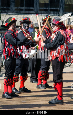 Ein Schelm Morris Seite beim Oxford Folk festival Stockfoto