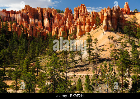 Malerische Aussicht auf Bryce Canyon aus Peek ein Boo loop, Utah, USA Stockfoto