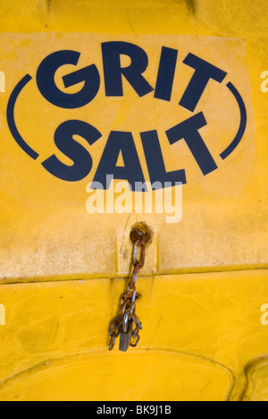 Grit Salz bin gesperrt Stockfoto